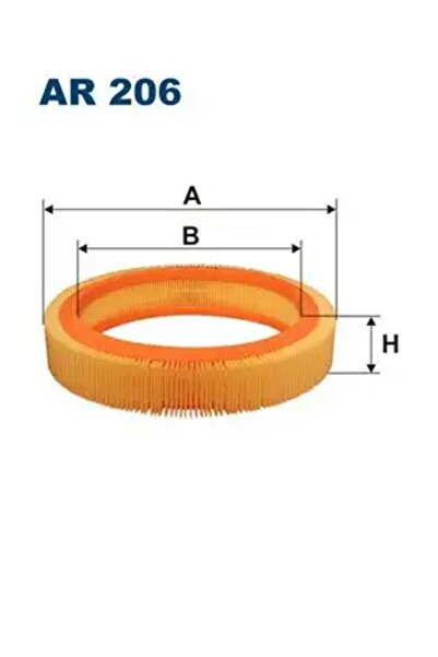 Filtron فلتر هواء AR206 1444L5 6080390 متوافق