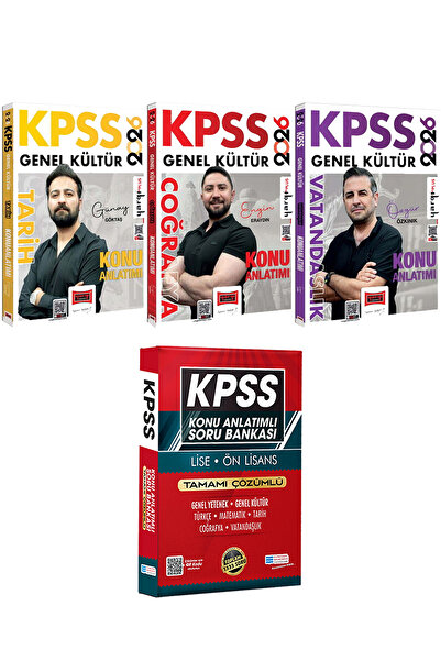 Yargı Yayınları 2026 KPSS Tarih Coğrafya Vatandaşlık Konu Anlatımı - Lise Önl...