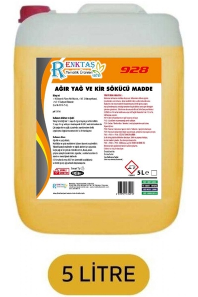 renktaş Ağır kir ve yağ çözücü, Endüstriyel, mutfak, gril, ızgara temizleyici.