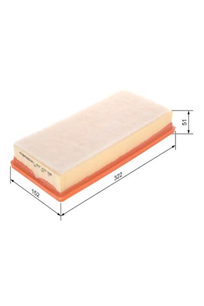 Bosch 1457433596 Air Filter 1444EH 1444EJ 1444EV Compatible