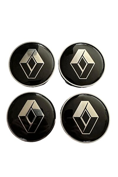 MAF Set de 4 capace de jantă de 68 mm, compatibile cu Renault (înlocuire jantă aliaj)