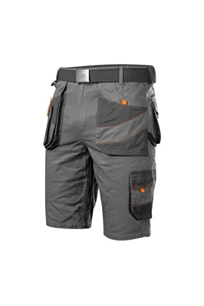 NEO Work Shorts Slim Fit, Cotton, Size XXL/56,