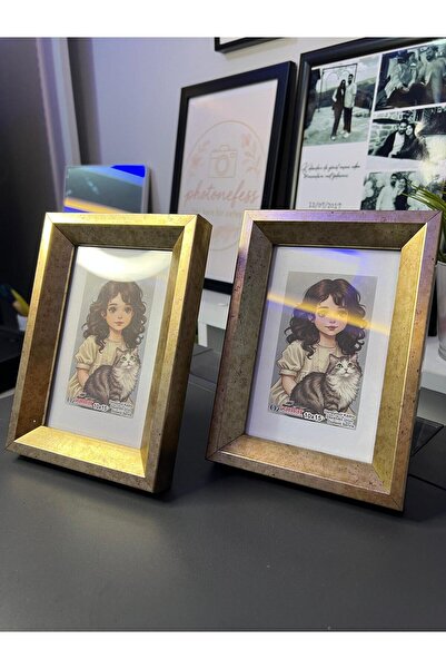 HILLstore Çerçeve foto 10x15 kişiye özel basım 2li çerçeve