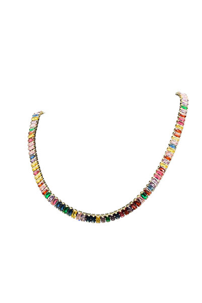 ElectraStore Colier Tennis Multicolor Rainbow - C4109