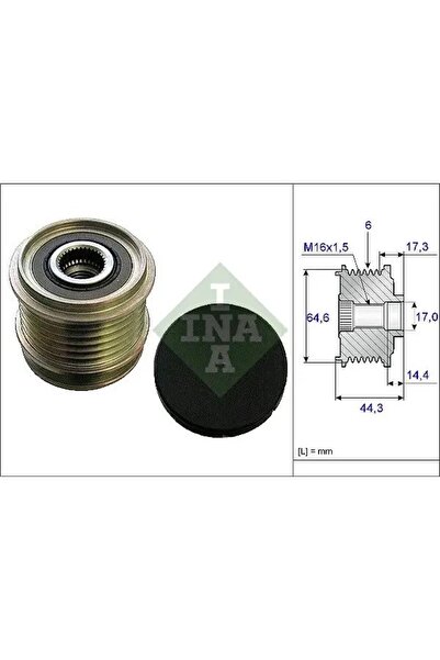 İna 535013010 Alternator Kasnagi 06E903016E 06E903016F 06E903016G