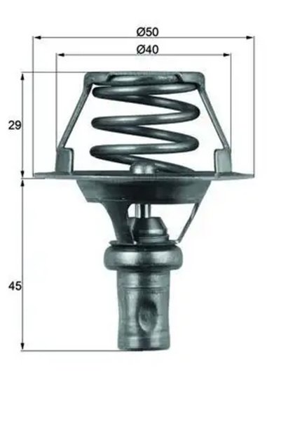 MAHLE TX6691D Termostat 7700742617 7700858802