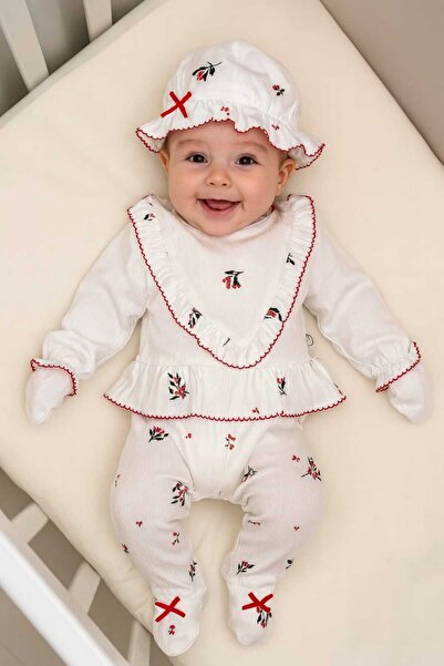 MİLAYS LİFE HOME COLLECTİON طقم زيبين للأطفال الرضع من 0-3 أشهر، مكون من 5 قط...