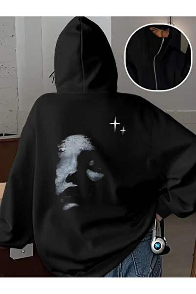 LAND MODA سترة صوفية للجنسين من Snow Masked Ninja من الصوف السميك بخيطين