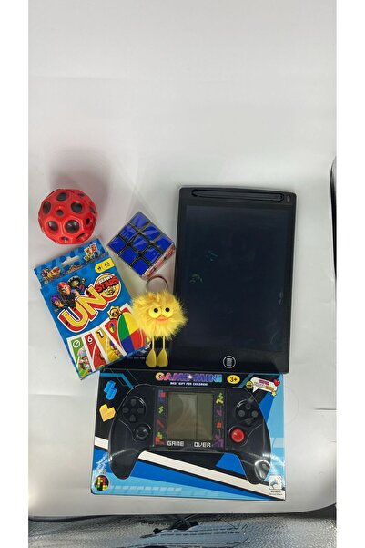Bebekoda Boy's Transparent Gift Set – Arcade, Tablet, Intelligence Cube, Game Card, and Candy Surprise Bag