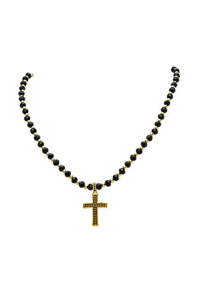 ElectraStore Colier Handmade Cu Pandantiv Cruce Grace - C4195