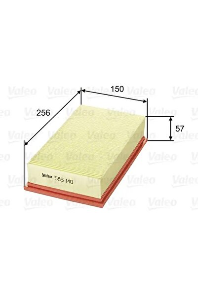 VALEO فلتر هواء 585140 1247840 1247842 13711247465