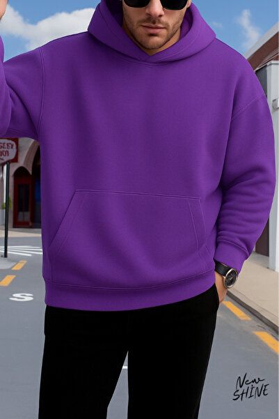 New Shine سويت شيرت بقلنسوة للجنسين