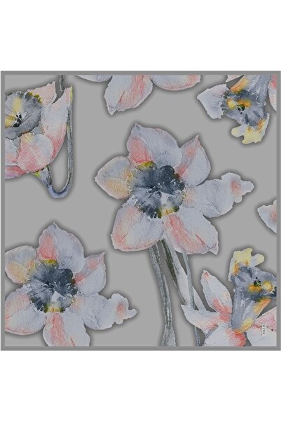 Aker % 100 Saf İpek Sura Eşarp - Sonbahar - Kış 7995701 372