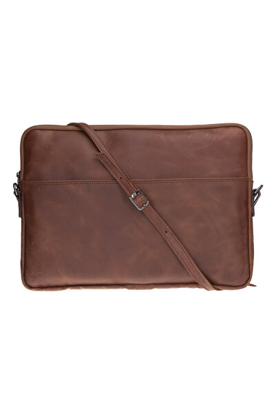 Lev Leather Genuine Leather 14” and 16” Laptop, Tablet, Briefcase – Name Can Be Written