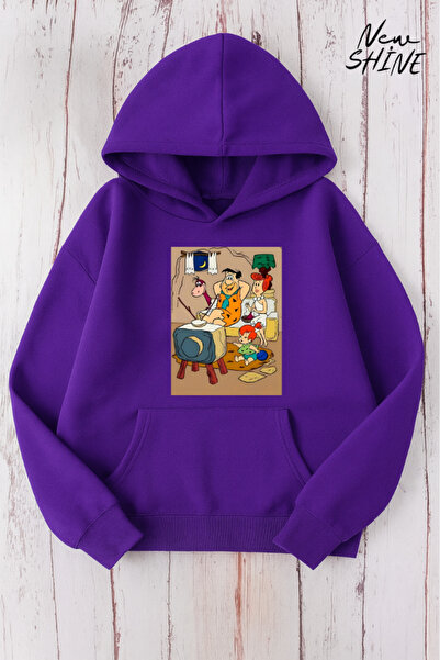 New Shine Φούτερ Çakmaktaş Ailesi με τύπωμα με κουκούλα