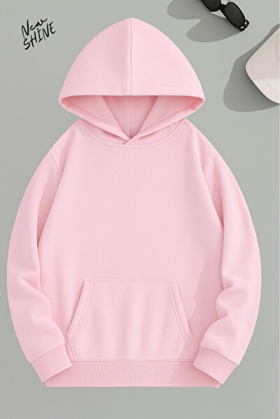 New Shine سويت شيرت بقلنسوة للجنسين