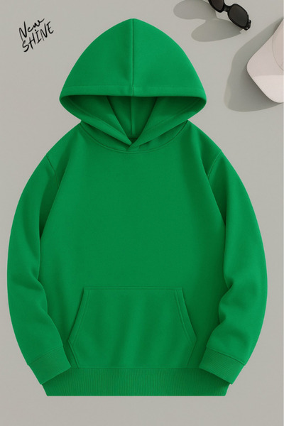 New Shine سويت شيرت بقلنسوة للجنسين