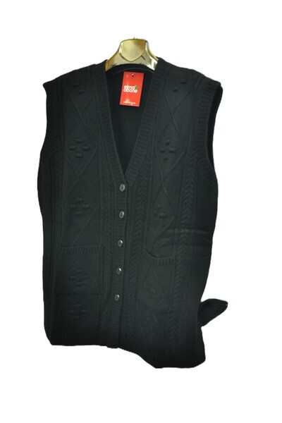 elma abone New Season Mother's Wool Knitting Vest
