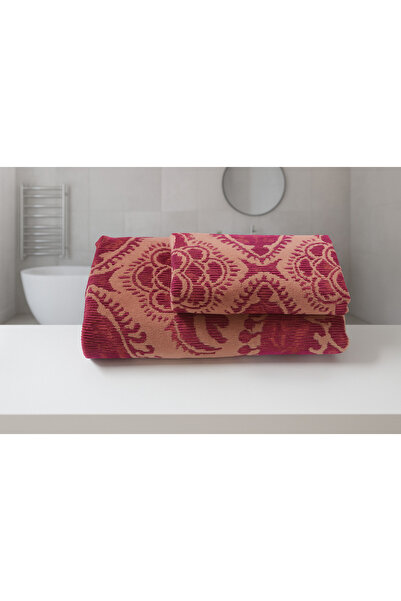Truva Grup Set of 4 Orient Towels - 100% Cotton, 550 g/sqm, 40x70 cm