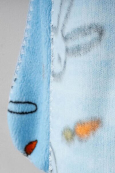 Bebitof Cute Rabbit Patterned Plush Blanket Bbtf.Mv.95077