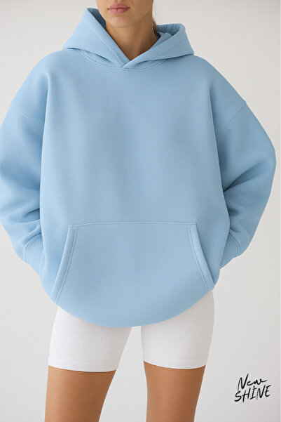 New Shine سويت شيرت بقلنسوة للجنسين