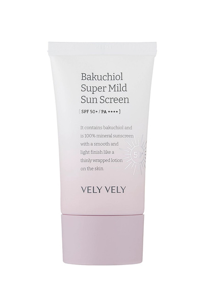 VELY VELY Bakuchiol Super Mild Sun Screen SPF50+ PA++++ Hassas Ciltler İçin N...