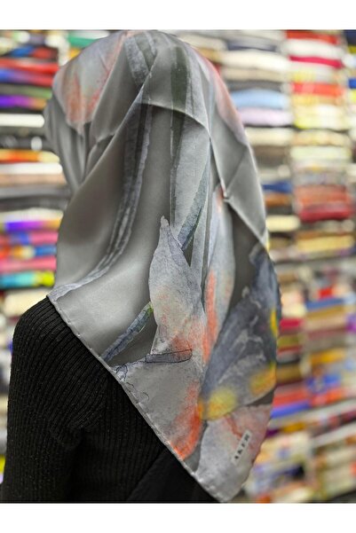 Aker 100% Pure Silk Sura Scarf - Autumn - Winter 7995701 372