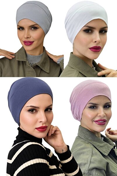 ALDAİR 4 ΤΕΜ. Μαντίλι ισλαμικής καλύψεως, ελαστικό, αντιολισθητικό, χωρίς ραφή, πρακτικό μαντίλι