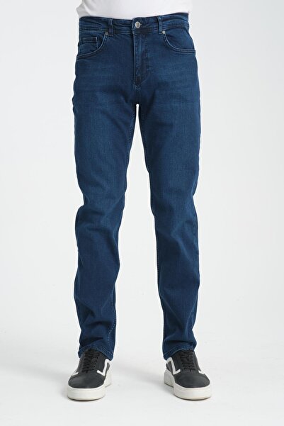 Store Lycra Regular Cut Blue Men's Jeans - Comfortable Cotton Trousers