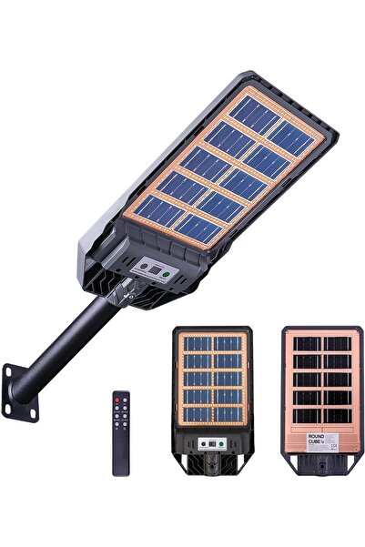 Solar 300W Çift Yüzey Şarjlı Güneş Enerjili Ultra İnce LED Sokak Lambası| Su Geçirmez, Sensörlü, kumandalı