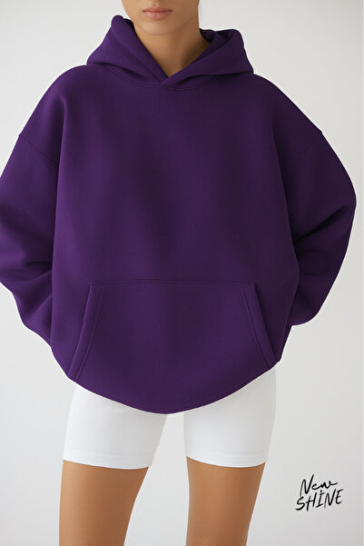 New Shine Унисекс суичър с качулка 
