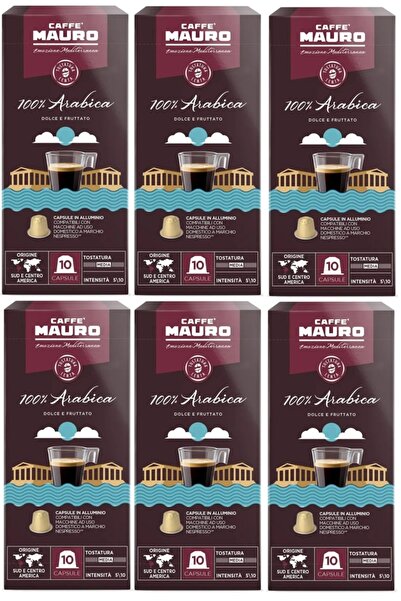 Caffe Mauro 100% Arabica Nespresso Capsules 60 Capsules