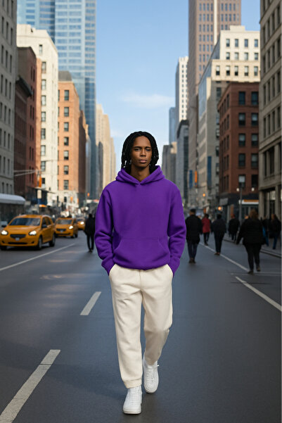 New Shine سويت شيرت بقلنسوة للجنسين