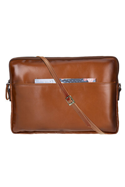 Lev Leather Genuine Leather 14” and 16” Laptop, Tablet, Briefcase – Name Can Be Written