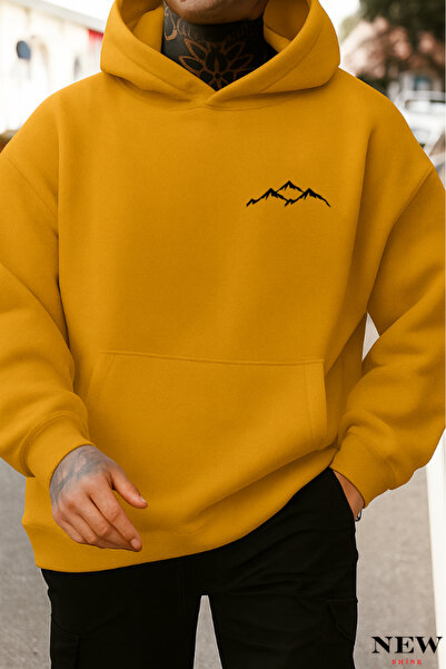 New Shine Munte cu imprimeu cu glugă Swea tricou