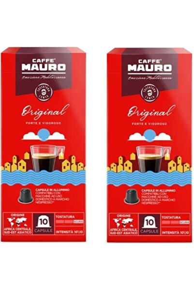 Caffe Mauro كبسولات قهوة نسبريسو الأصلية 20 كبسولة