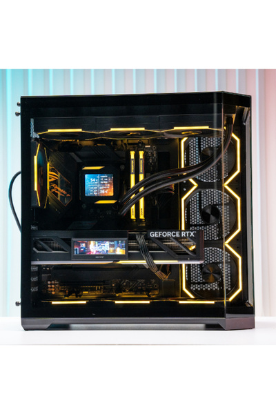 Jungle Leopard AS-01 Galaxy with 4 Fan Mid-tower computer case black