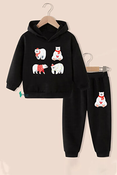 CACTUS COLLECTION Hanorac cu glugă Set de îmbrăcăminte pentru copii, din bumb...