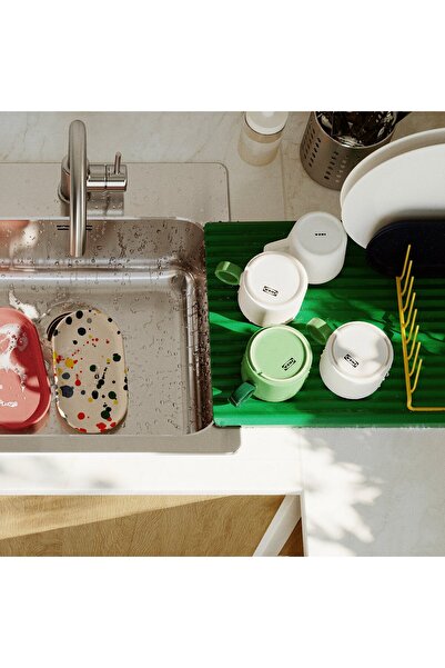 IKEA Yellow Plate Holder