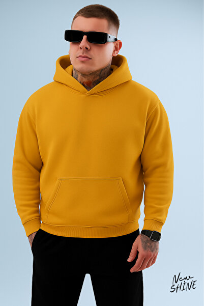 New Shine سويت شيرت بقلنسوة للجنسين