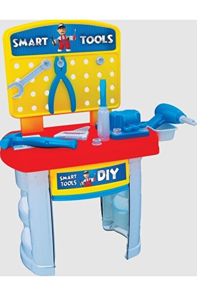 JollyMag Banc de lucru cu unelte for copii, 35 piese, Smart Tools, 130