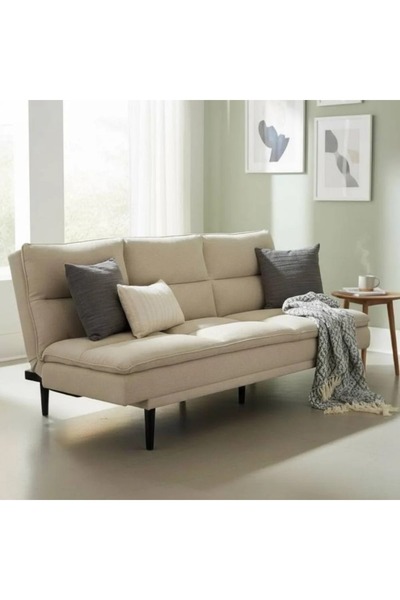 terndat Versatile beige fabric sofa - luxurious design