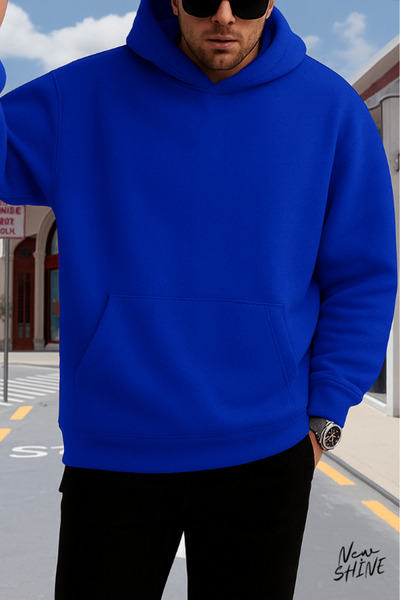 New Shine سويت شيرت بقلنسوة للجنسين