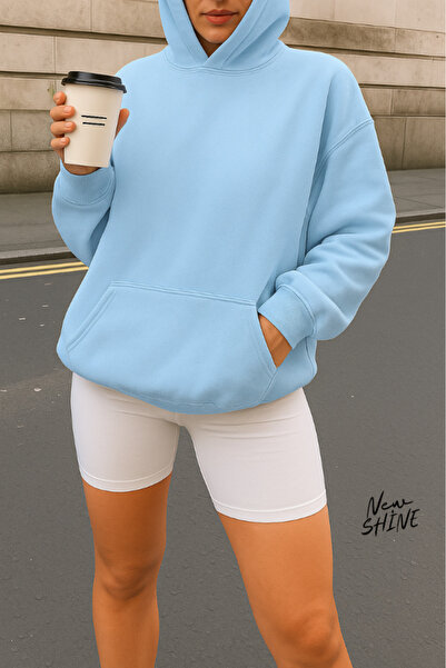 New Shine Унисекс суичър с качулка 