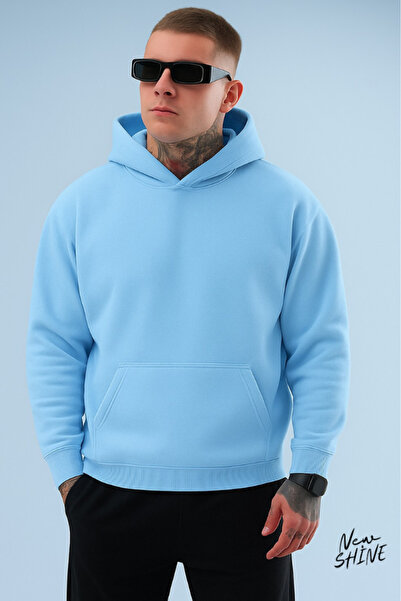 New Shine Унисекс суичър с качулка 