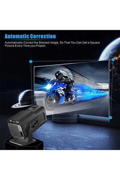 Magcubic HY320 Mini Portable Projector, Native 1080P, 4K Support, WiFi 6, BT 5.0, Android 11
