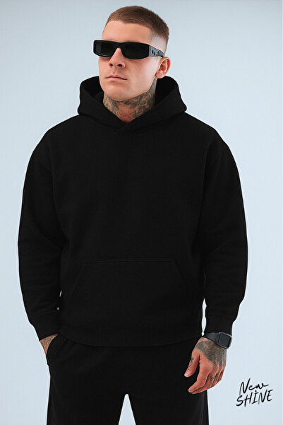 New Shine سويت شيرت بقلنسوة للجنسين