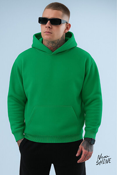 New Shine Унисекс суичър с качулка 