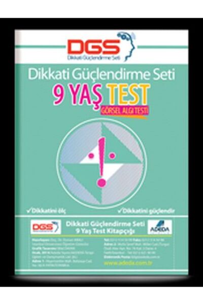 Timaş Yayınları مجموعة تعزيز الانتباه 9 سنوات اختبار