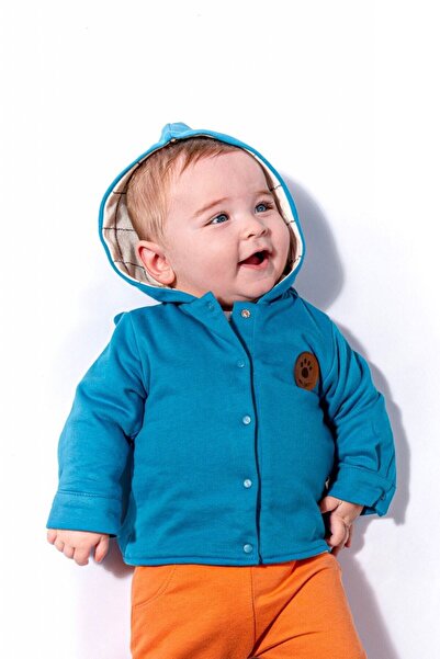 JollyMag Children's jacket with ears Dogs, Tongs baby (Color: Blue, Size: 6-9...